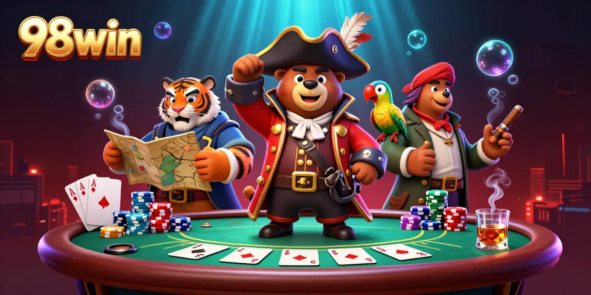 Experience thrilling moments at 98win with engaging poker action and vibrant characters.