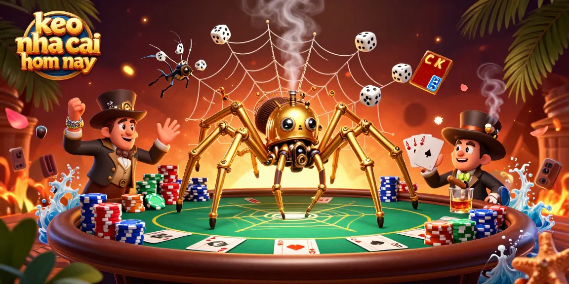 Engage in thrilling betting adventures with keo nha cai hom nay amid vibrant casino visuals.